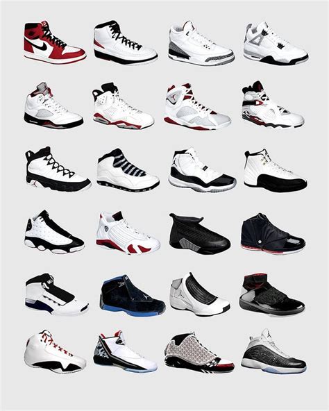 Nike Air Jordans - Jordan Poster - Nike Poster - Michael Jordan Poster - Jordan Wall Art - Shoe ...