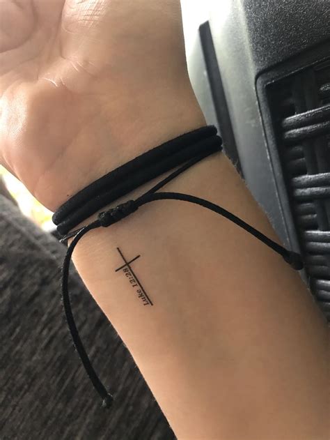 Luke 12:28 Cross Wrist Tattoo Small | Cross tattoo on wrist, Wrist tattoos for women, Small ...