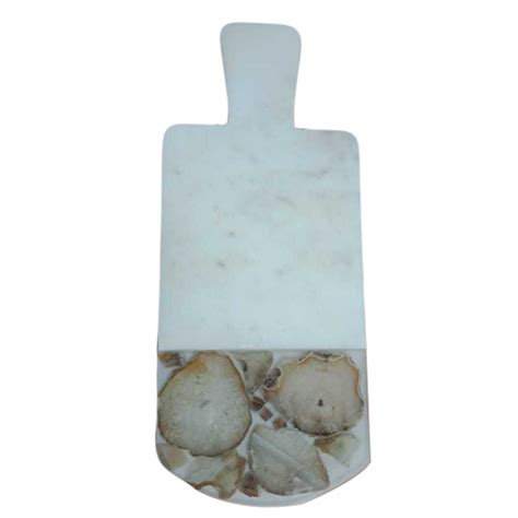 White Marble Agate Chopping Board at Rs 740/piece in Agra | ID: 20221680497