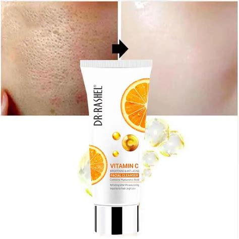 DR.RASHEL Vitamin C Facial Cleanser Organic Daily Face Wash Anti Aging ...