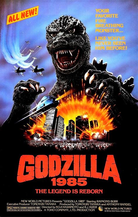 Godzilla 1985: The Legend is Reborn (1984) | Godzilla, Movie posters ...