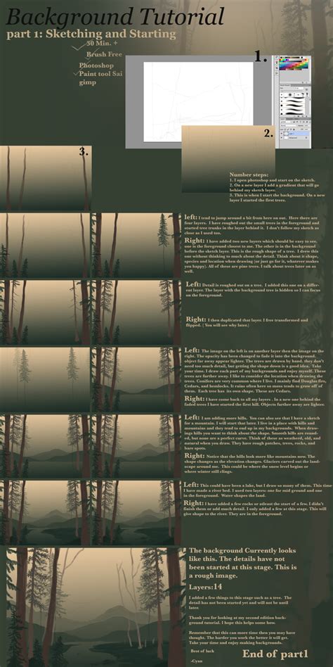 Background Tutorial Part One by CyanLights on DeviantArt