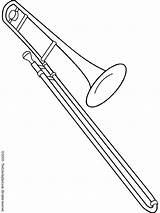 Trumpet Coloring sketch template