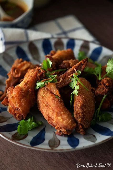 Crispy Thai Fried Chicken Wings | Bear Naked Food