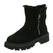 OKBOP Women's Middle Mid Calf Boots-Fashion Womens Shoes Christmas Warm ...