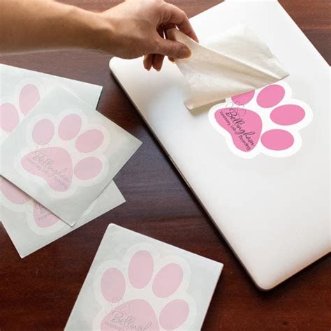 Cat Paw Decals - Custom cat themed window stickers