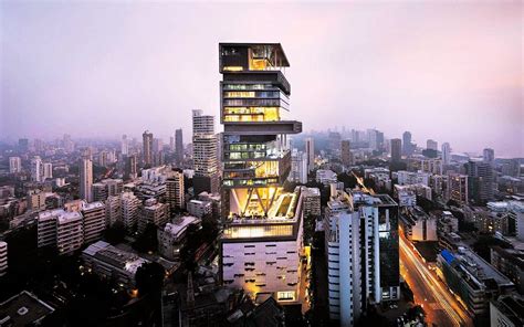 Antilla in Mumbai- the world's second most valuable residential property at 2.2 billion USD ...