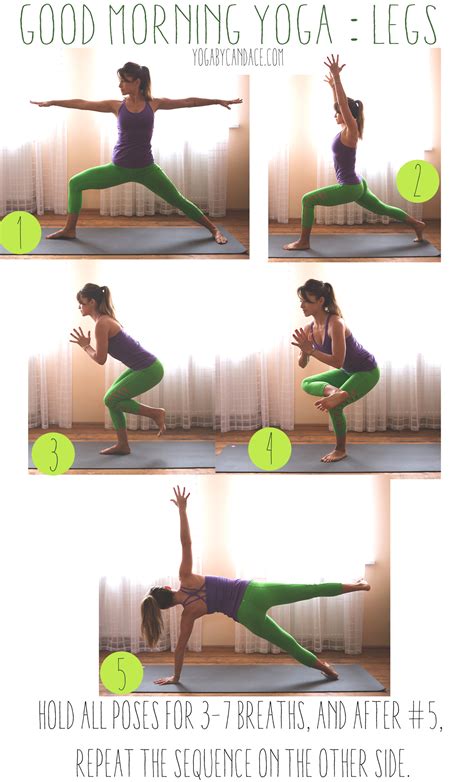 Good Morning Yoga Sequence: Legs — YOGABYCANDACE