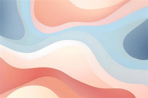 Premium AI Image | a design background with abstract shape in pastel ...