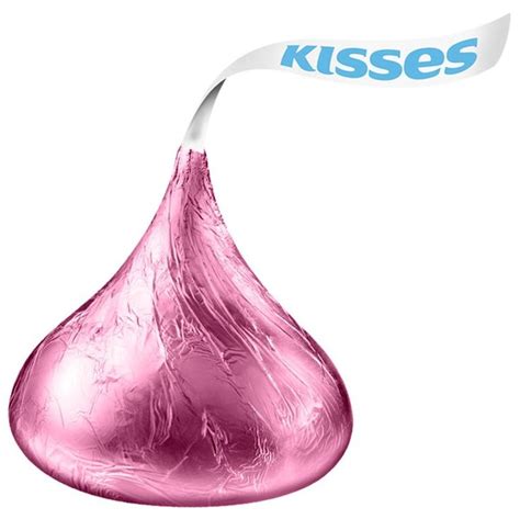 Pink Hershey's Kisses Milk Chocolates ... in 2020 | Chocolate milk, Pink hershey kisses, Hershey ...