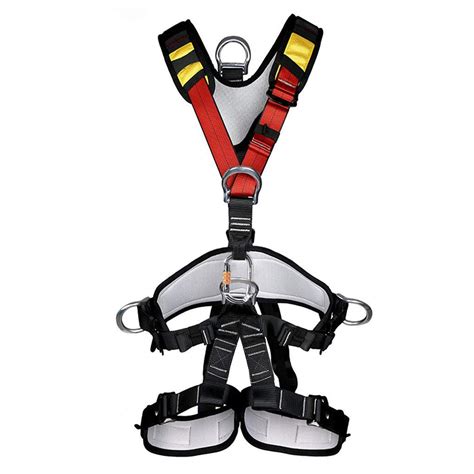 kissloves Full Body Safety Climbing Harness Outdoor Rock Climbing Harness Half Body Harness Safe ...