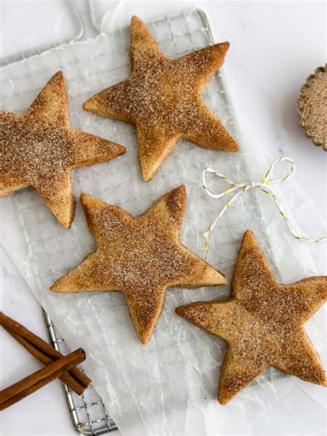 Cinnamon Shortbread Cookies - The Salted Sweets