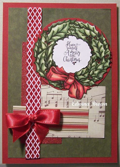 Edwina's Creations: Christmas Wreath Card