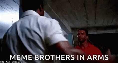 Arnold Schwarzenegger Meme Brothers In Arms GIF - ArnoldSchwarzenegger MemeBrothersInArms ...
