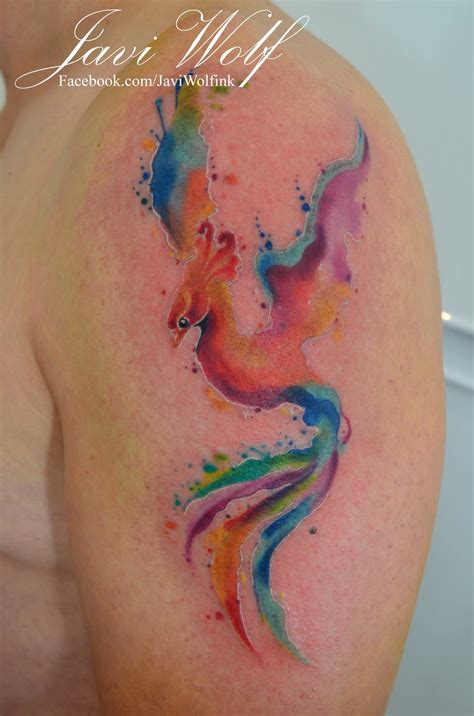 Watercolor Phoenix Tattoo at GetDrawings | Free download