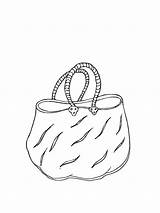 Handbag coloring pages sketch template