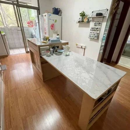 Modern Simple Furniture Telescopic Dining Table Melamine Board Slate Kitchen Table Glass Door ...