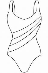 Girl Swimsuit coloring Page  ColouringPages sketch template