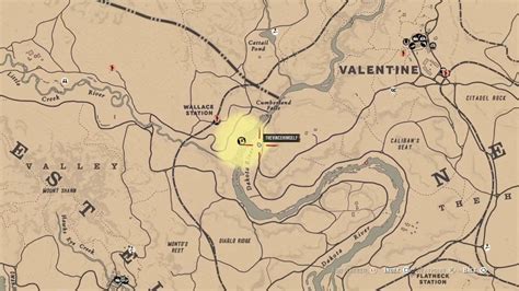 Dakota River Bend Treasure Map Location - Red Dead Online - YouTube