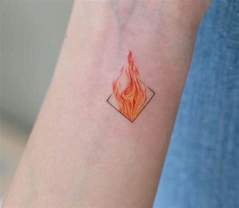 Elements | Flame tattoos, Fire tattoo, Trendy tattoos