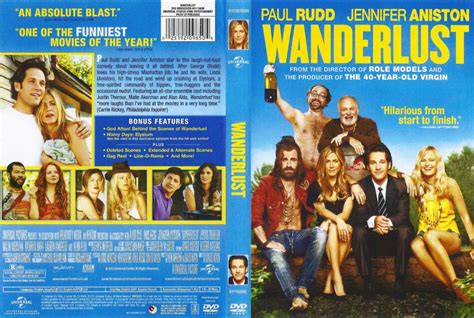 Wanderlust (2012) R1 - Movie DVD - CD Label, DVD Cover, Front Cover