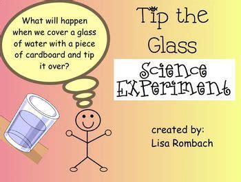 Tip the Glass Science Experiment Smart Board Lesson Primary Grades