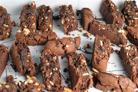 Decadent Italian Chocolate Almond Biscotti - Chef Times Two