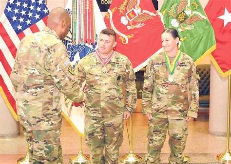 Husband, wife receive regimental medals together | Article | The United States Army