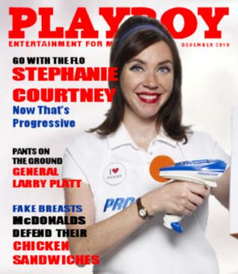 Slap The Penguin: Playboy goes with the Flo
