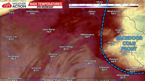 Severe Weather Possible in Pennsylvania Wednesday Into Thursday as Spring Heat Challenges Record ...