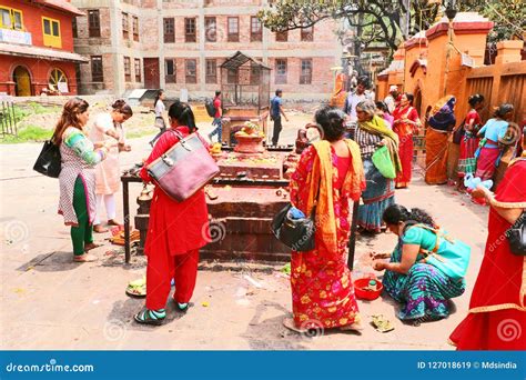 Budhanilkantha Temple, Kathmandu, Nepal Editorial Stock Image - Image of traditional, historic ...