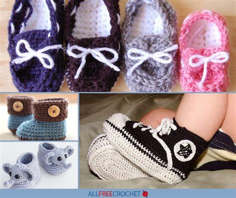 50+ Free Baby Bootie Crochet Patterns | AllFreeCrochet.com