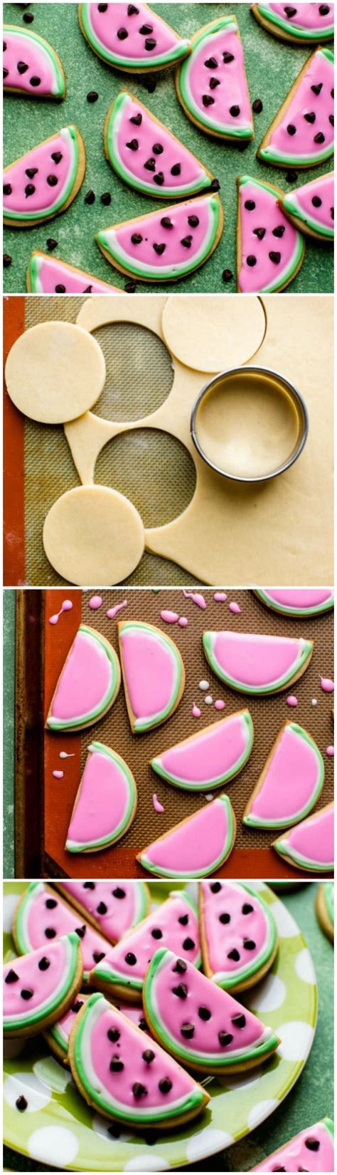 How to make summertime watermelon sugar cookies with this SOFT sugar ...