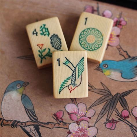 Vintage 1920s, Piroxloid French Ivory Mahjong Game Set, 144 Tiles ...