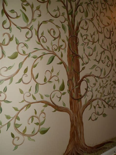 Savard Studios: Whimsical Tree of Life Wall Mural