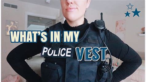 POLICE VEST CARRIER SETUP 2020 | FEMALE POLICE OFFICER - YouTube