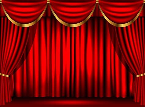 HelloDecor Polyester Fabric 7x5ft Dark Red Curtain Drape Stage Theater ...