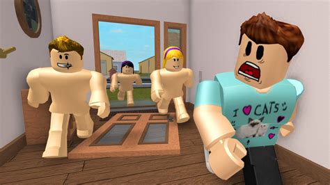 NAKED PEOPLE BREAK INTO MY ROBLOX HOUSE - YouTube