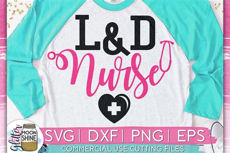 Labor & Delivery Nurse SVG DXF PNG EPS Cutting Files