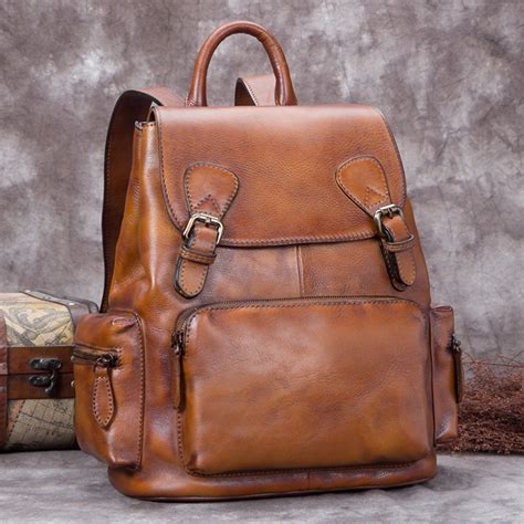 Designer Leather Backpack Purse | semashow.com