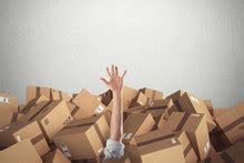 Man Carrying Stack Of Boxes Free Stock Photo - Public Domain Pictures