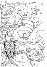 Kids n funcom  Coloring Page Fish sketch template