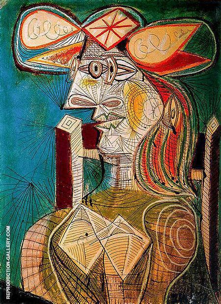 Seated Woman II 1938 by Pablo Picasso | Oil Painting Reproduction