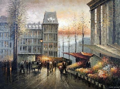 Pin on Paintings of Paris Streets