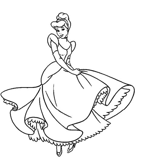 Cartoon Princess Coloring Pages - Cartoon Coloring Pages