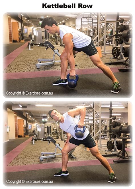 Kettlebell Row | exercises.com.au