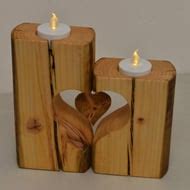 Rustic Candle Holder Crafted From Reclaimed Hop... - Folksy