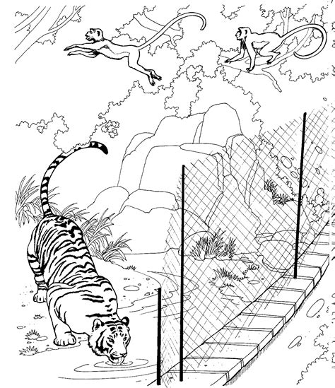 Free Printable Zoo Coloring Pages For Kids