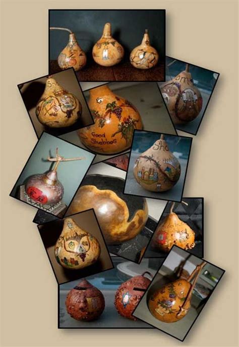 Gourd art involves creating works of art using Lagenaria spp. hard-shell gourds as an art medium ...