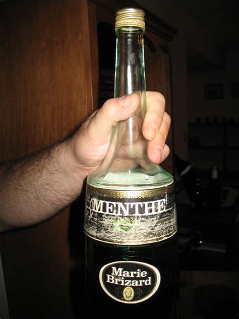 Ancient Bottle of Marie Brizard Creme de Menthe (1) | Flickr